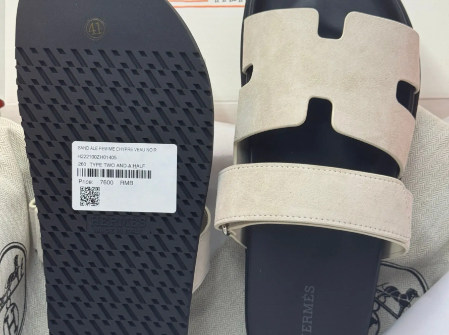 2025 Hermes Second Uncle New Style Chypre Classic Sandals (270)