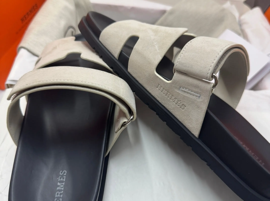 2025 Hermes Second Uncle New Style Chypre Classic Sandals (273)