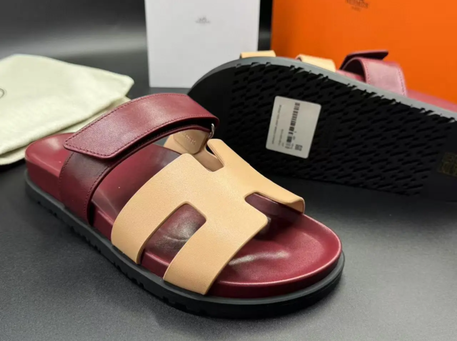2025 Hermes Second Uncle New Style Chypre Classic Sandals (327)