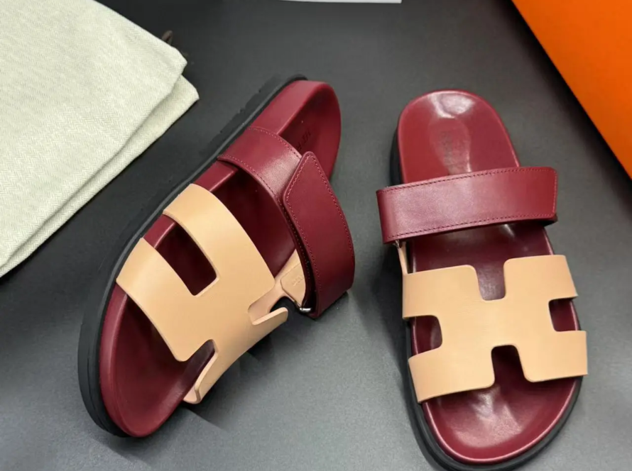 2025 Hermes Second Uncle New Style Chypre Classic Sandals (328)