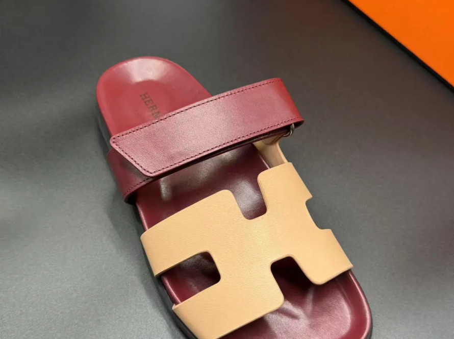 2025 Hermes Second Uncle New Style Chypre Classic Sandals (329)