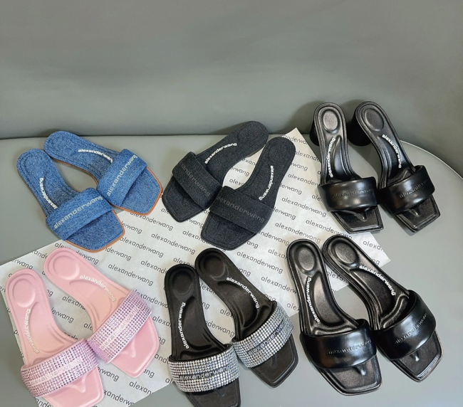 Alexander Wang sheepskin slippers sandals (15)