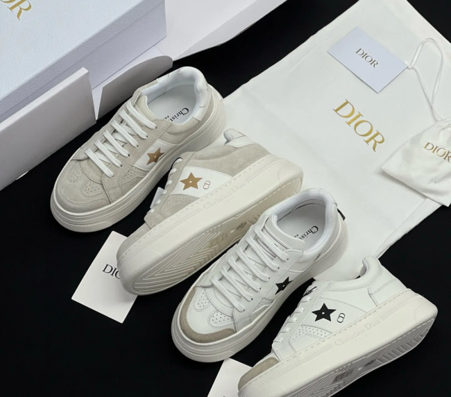 Dior new five-pointed star thick-soled casual shoes
