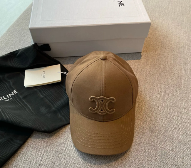 【CELINE】Celin's new color Arc de Triomphe embroidered baseball cap (1)