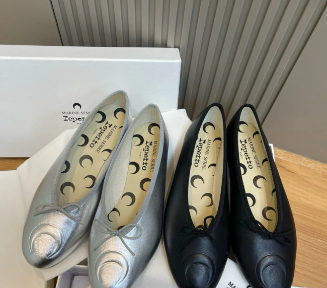 【Marine Serre Repetto】Co-branded Flat-bottom Ballet Ballet Shoes​