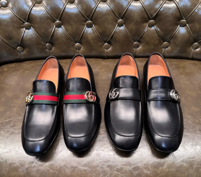 GUCCI-Inspired Classic Leather Shoes (1)