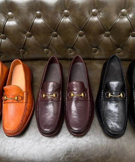 GUCCI-style heavy-duty handmade loafers  (1)