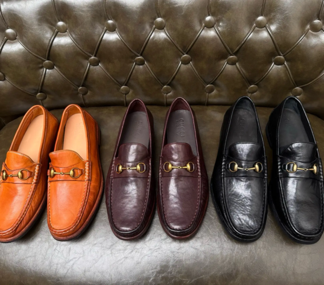 GUCCI-style heavy-duty handmade loafers  (1)