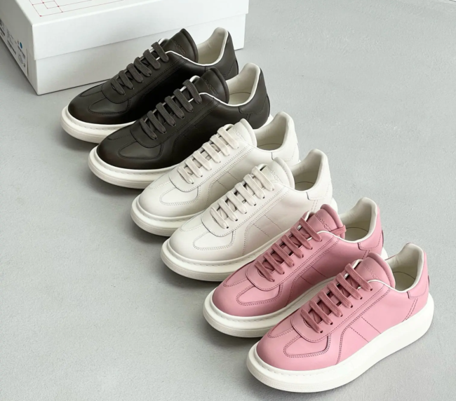 McQueen upgraded German White Training Shoes