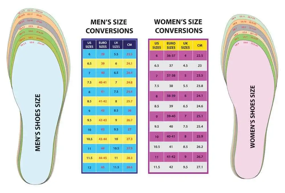 Men To Women Shoe Size 4 men to women shoe size 4