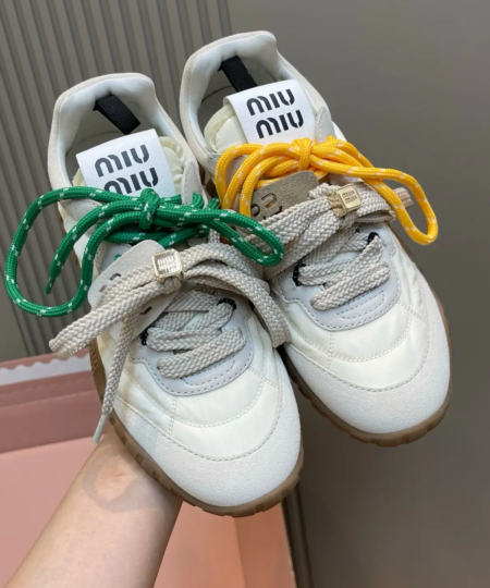 Miumiu Spring and Summer New Forrest Gump Tennis Shoes