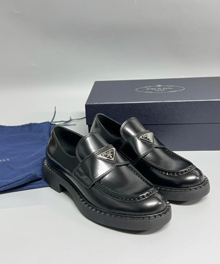 Prada-Inspired Lightweight Leather Men'S Shoes