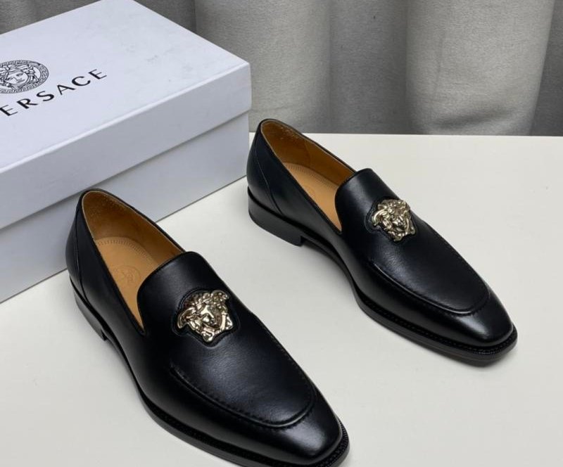 Versace Medusa in exterior leather leather