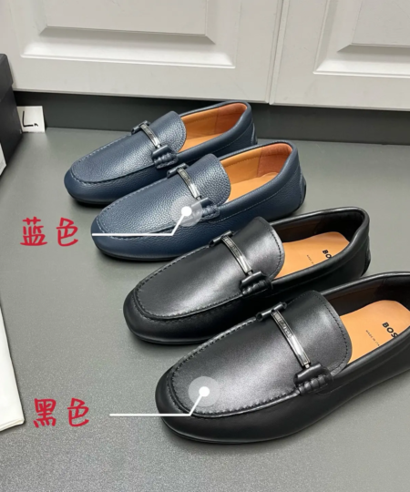 BOSS new men's new penny loafers driving shoes (1)