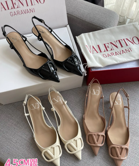 【𝐕𝐚𝐥𝐞𝐧𝐧𝐭𝐢𝐧𝐨】Wallon's latest 𝐕𝐓 buckled back tie-up high heels (30)