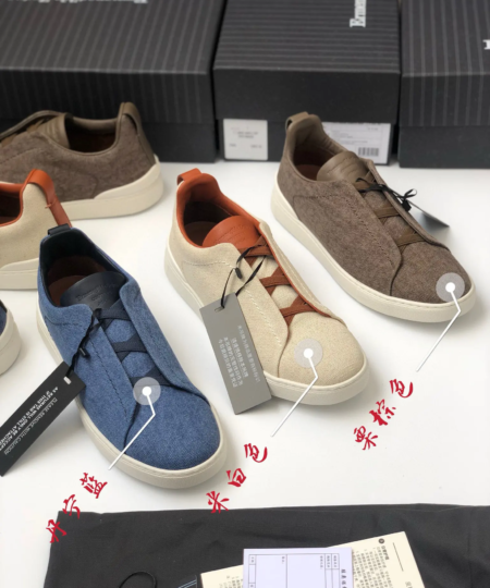 Ermenegildo Zegna ZEGNA XXX Series Canvas Triple Stitch Waterproof Sports Shoes (1)