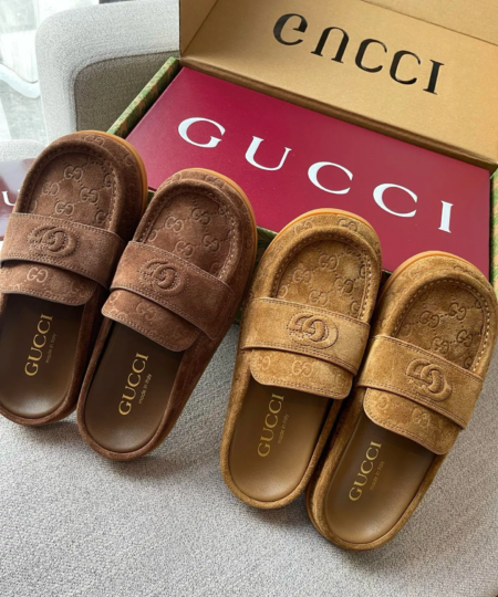 Gucci double G mules half slippers (1)