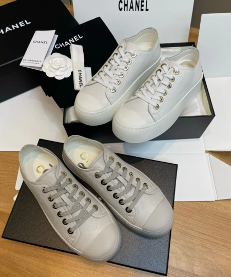 Purchasing grade Chanel low-top new hot-skin big-toe shoes (21)