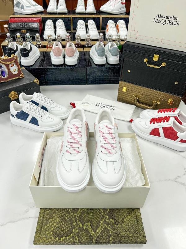Alexander McQueen Classic White Shoes for Couples