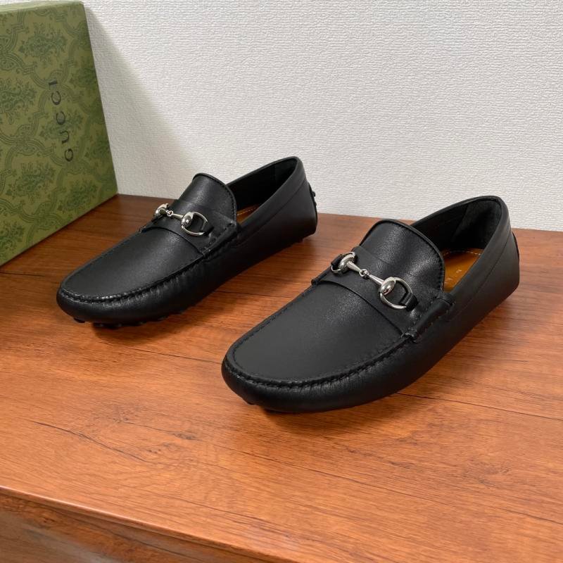 Gucci for men's horse buckle driving shoes