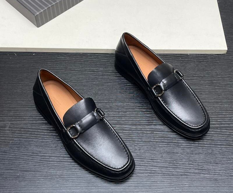 ZEGNA POLIE POLISHED VITTORIO CASUAL MEN's leather shoes