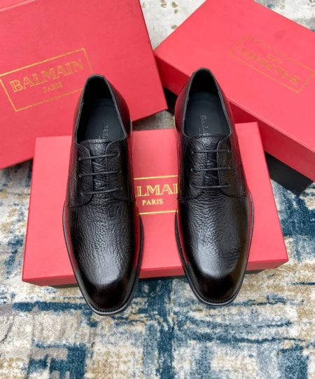 Balmain men's business casual leather shoes (1)
