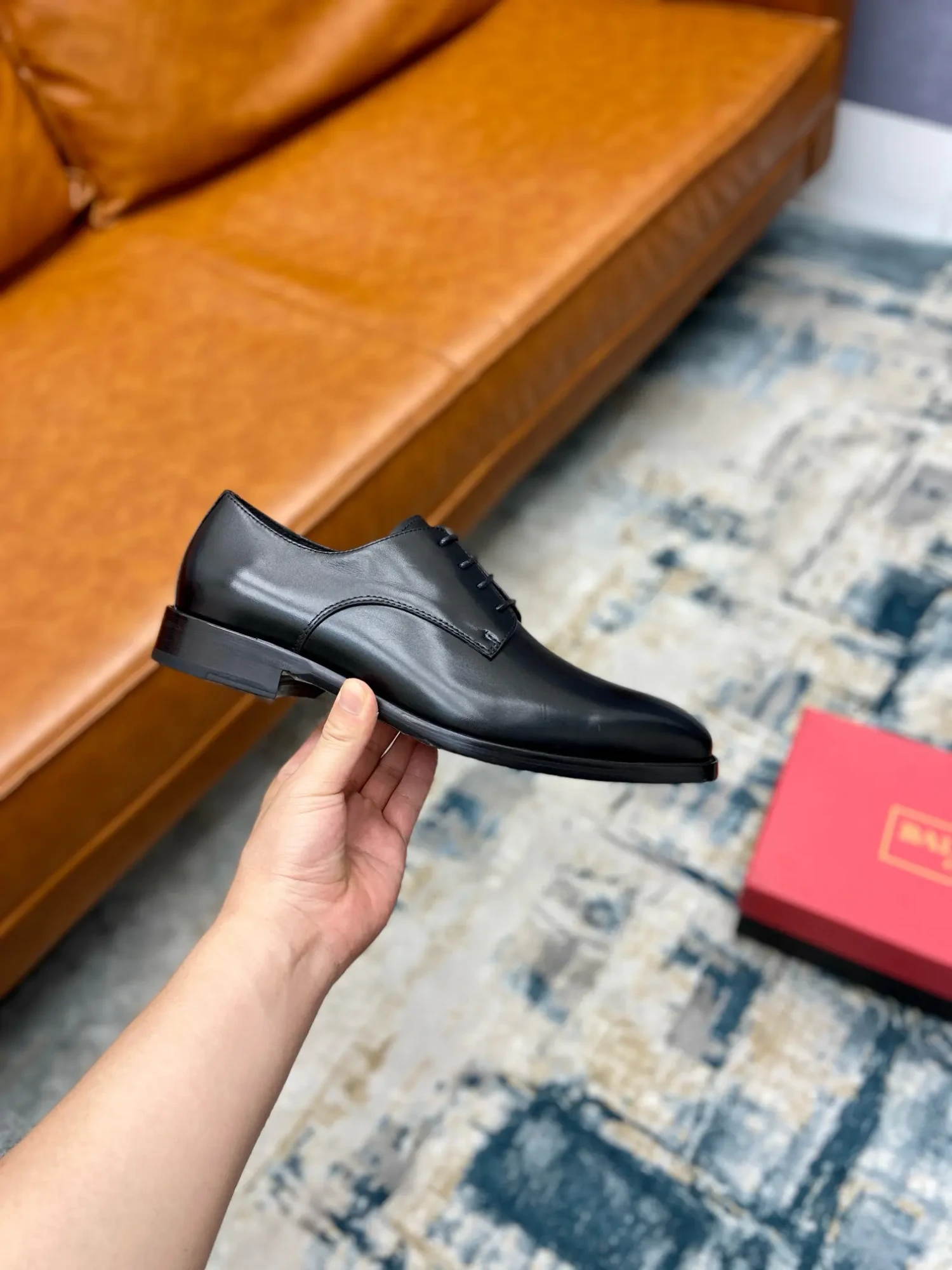 Balmainoutdoor driving shoes business casual leather shoes 6 Balmain men's business casual leather shoes (123)