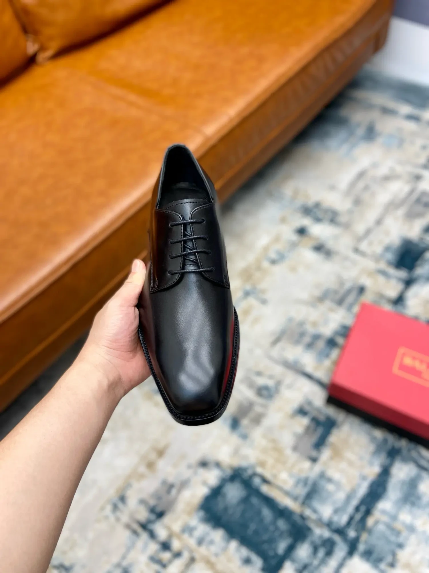 Balmainoutdoor driving shoes business casual leather shoes 7 Balmain men's business casual leather shoes (124)