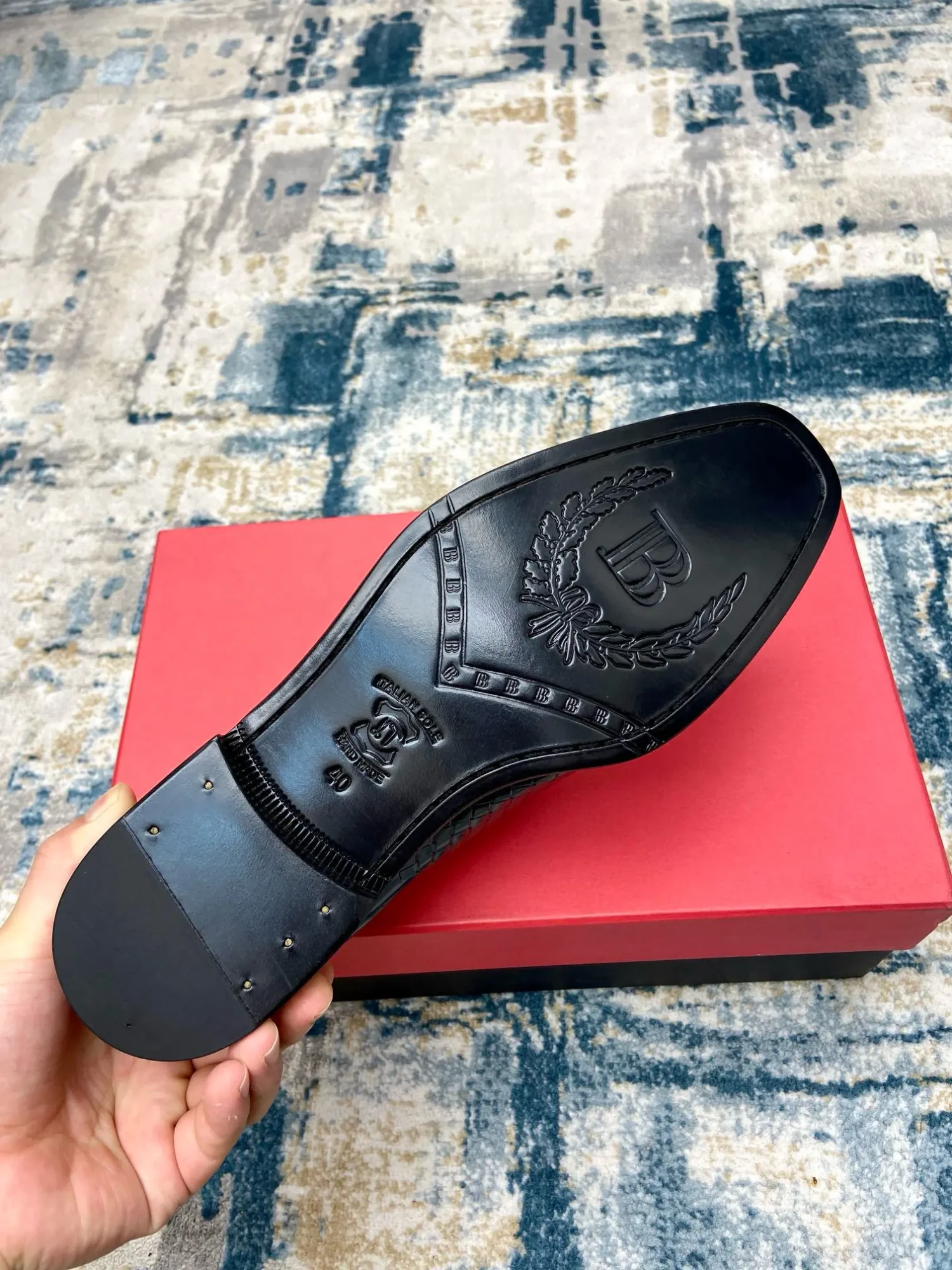 Balmainoutdoor driving shoes business casual leather shoes 9 Balmain men's business casual leather shoes (126)