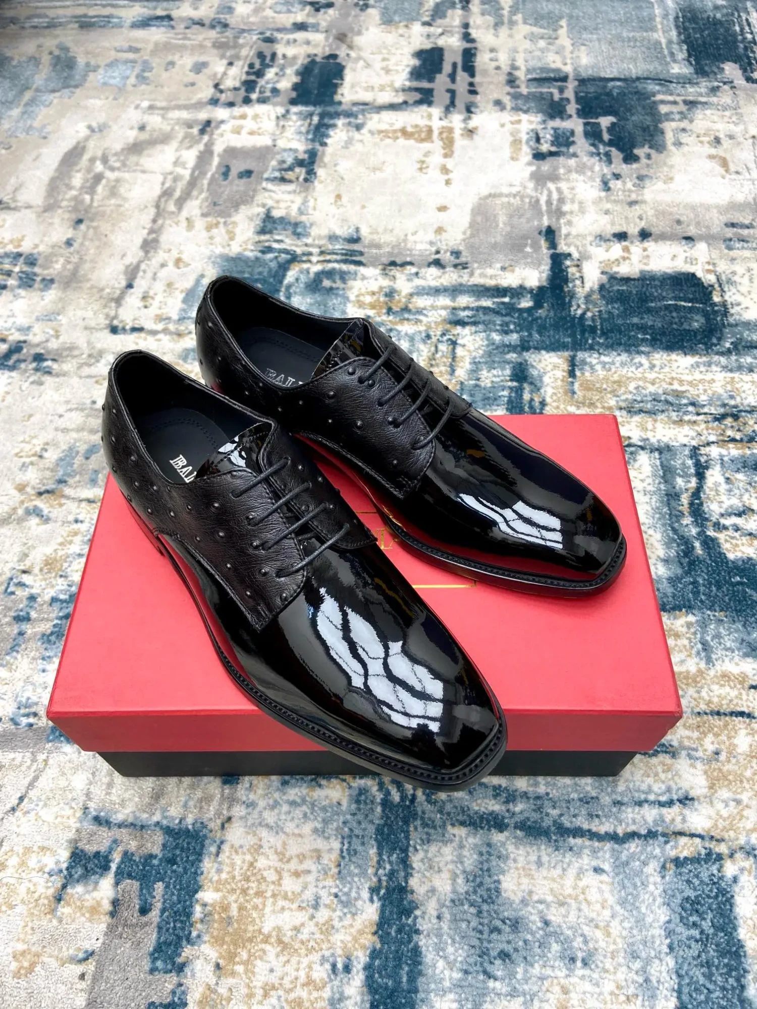 Balmainoutdoor driving shoes business casual leather shoes 12 Balmain men's business casual leather shoes (129)