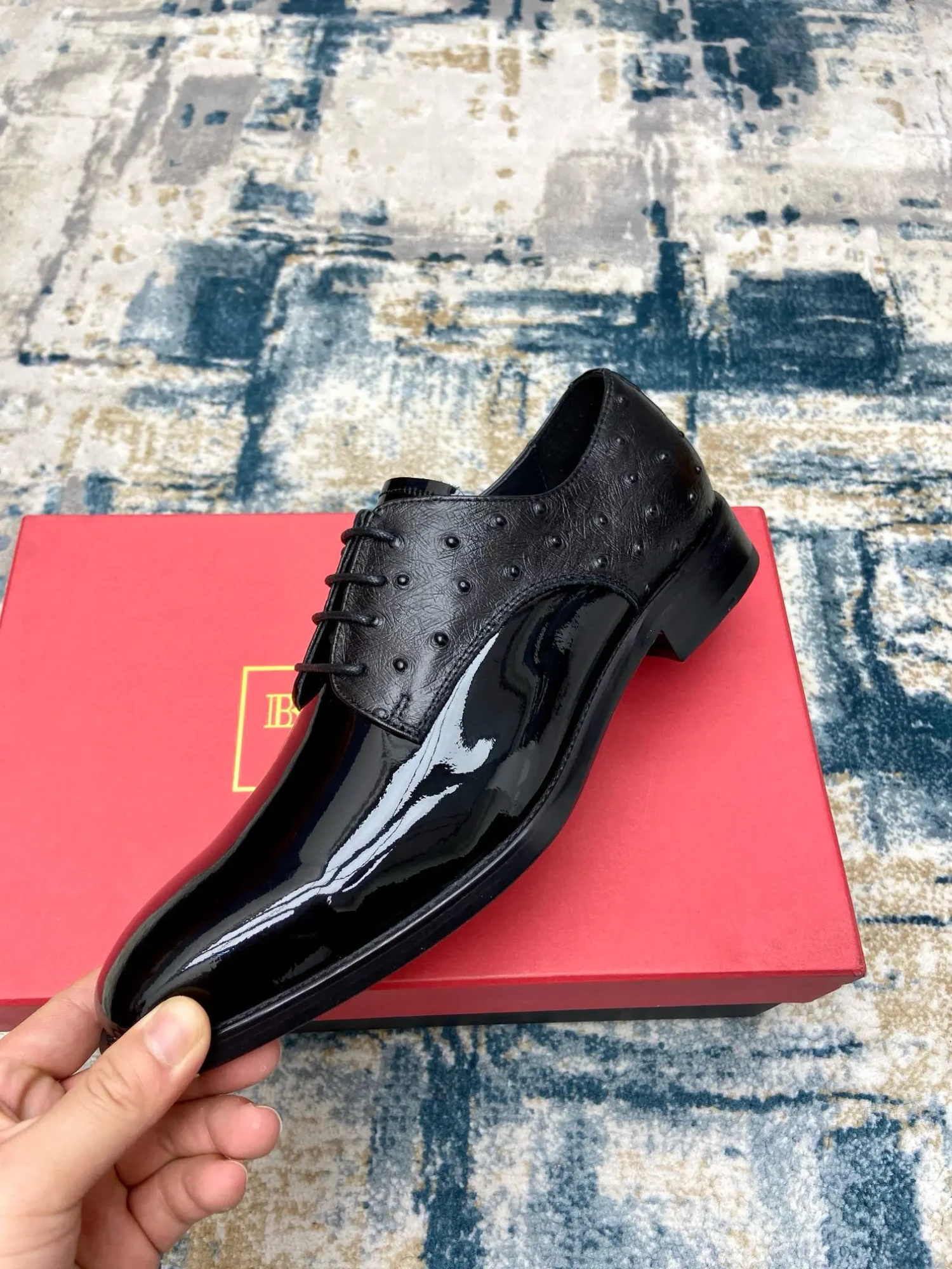 Balmainoutdoor driving shoes business casual leather shoes 13 Balmain men's business casual leather shoes (130)