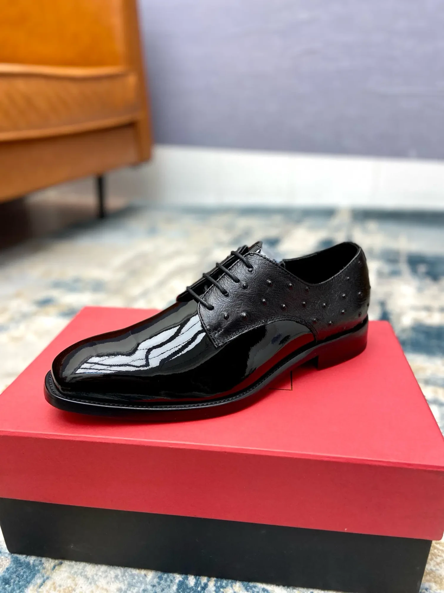 Balmainoutdoor driving shoes business casual leather shoes 14 Balmain men's business casual leather shoes (131)