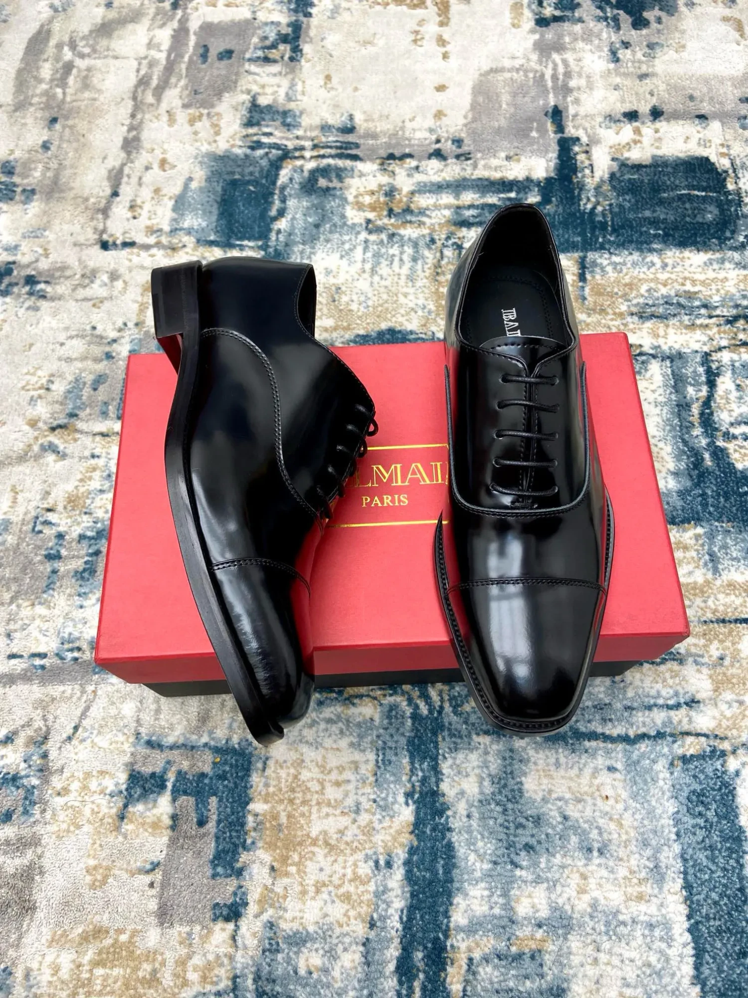 Balmain outdoor driving shoes business casual leather shoes (Copy) 2 Balmain men's business casual leather shoes (137)