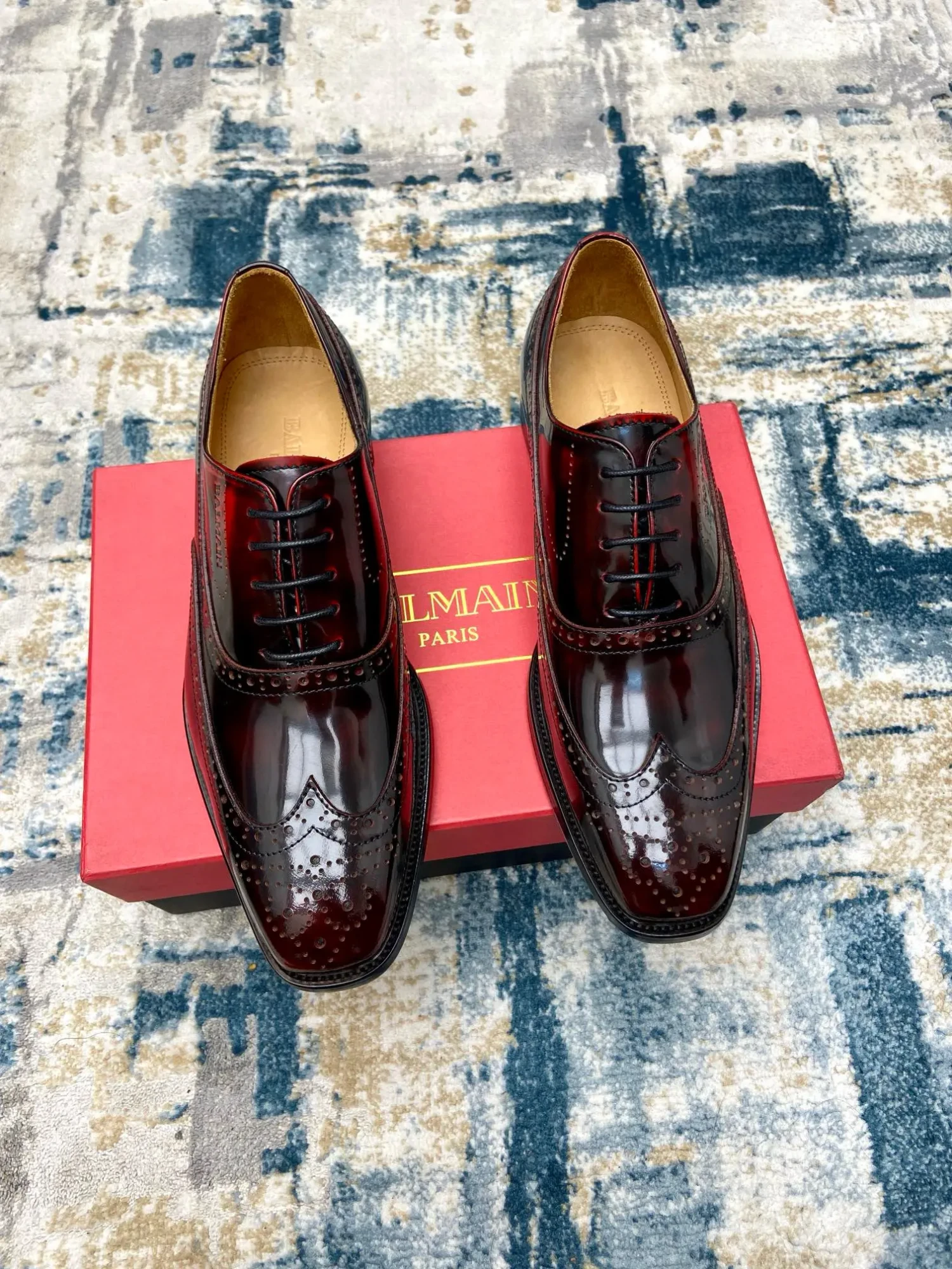 Balmain outdoor driving shoes business casual leather shoes (Copy) 10 Balmain men's business casual leather shoes (145)