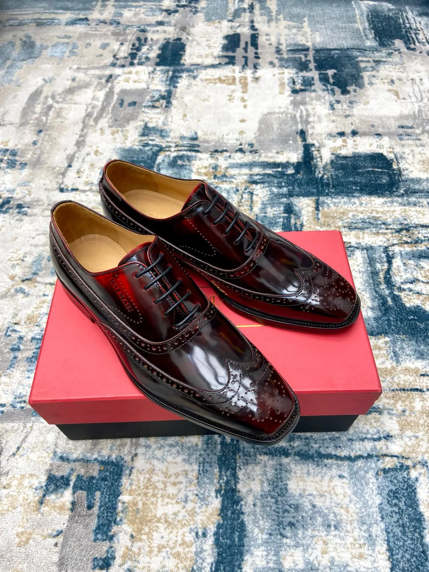 Balmain outdoor driving shoes business casual leather shoes (Copy) 12 Balmain men's business casual leather shoes (147)