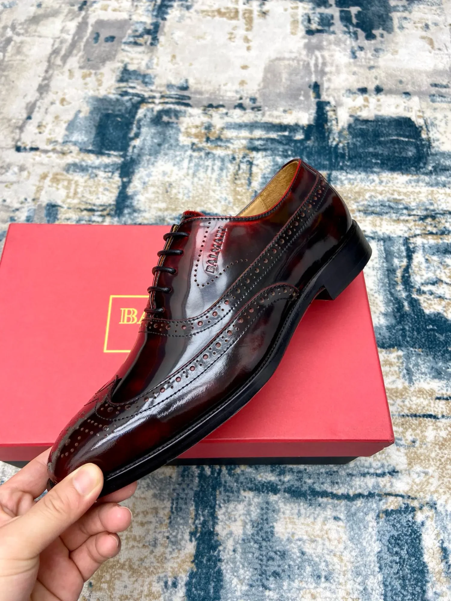 Balmain outdoor driving shoes business casual leather shoes (Copy) 13 Balmain men's business casual leather shoes (148)