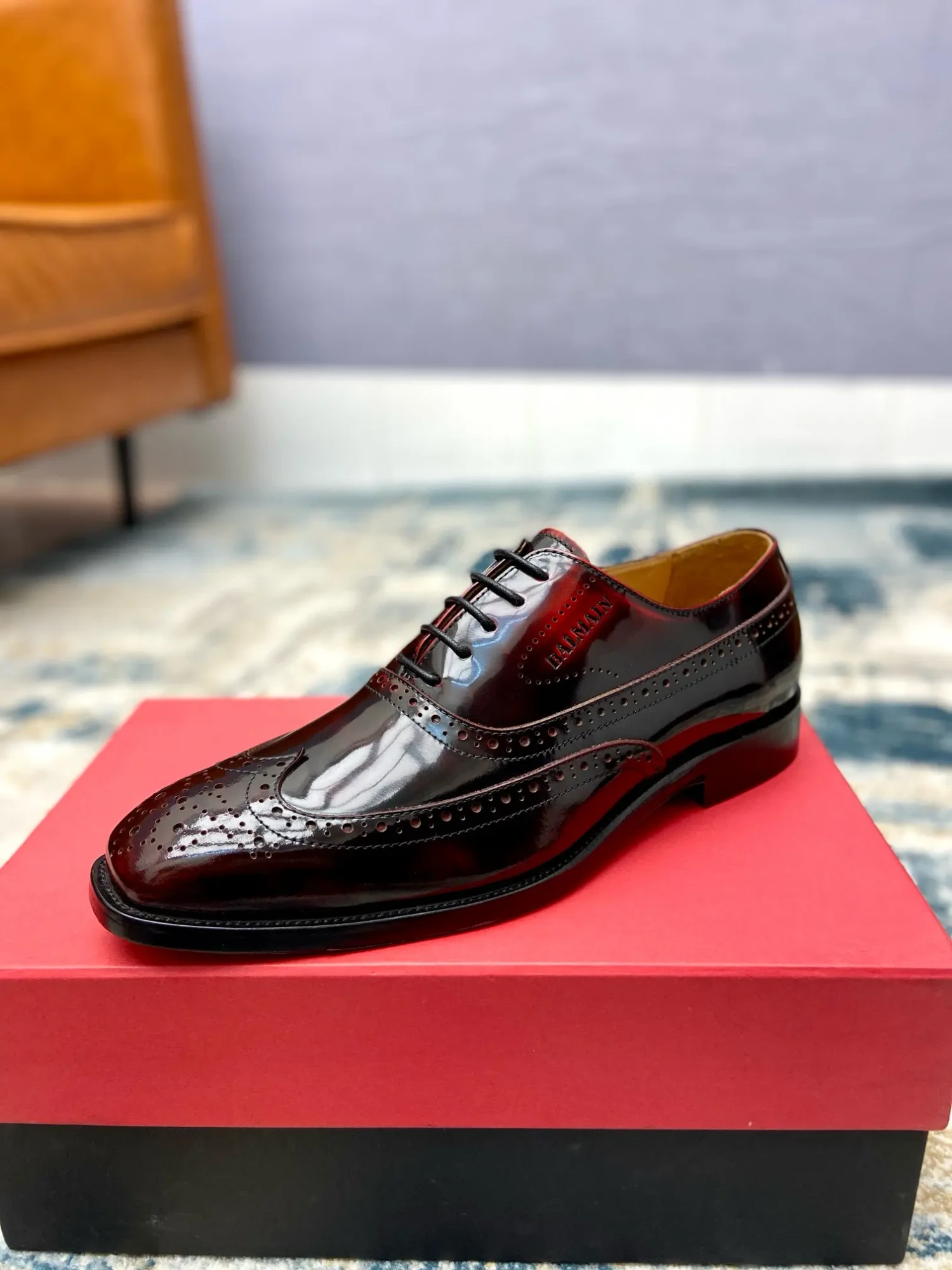 Balmain outdoor driving shoes business casual leather shoes (Copy) 15 Balmain men's business casual leather shoes (150)