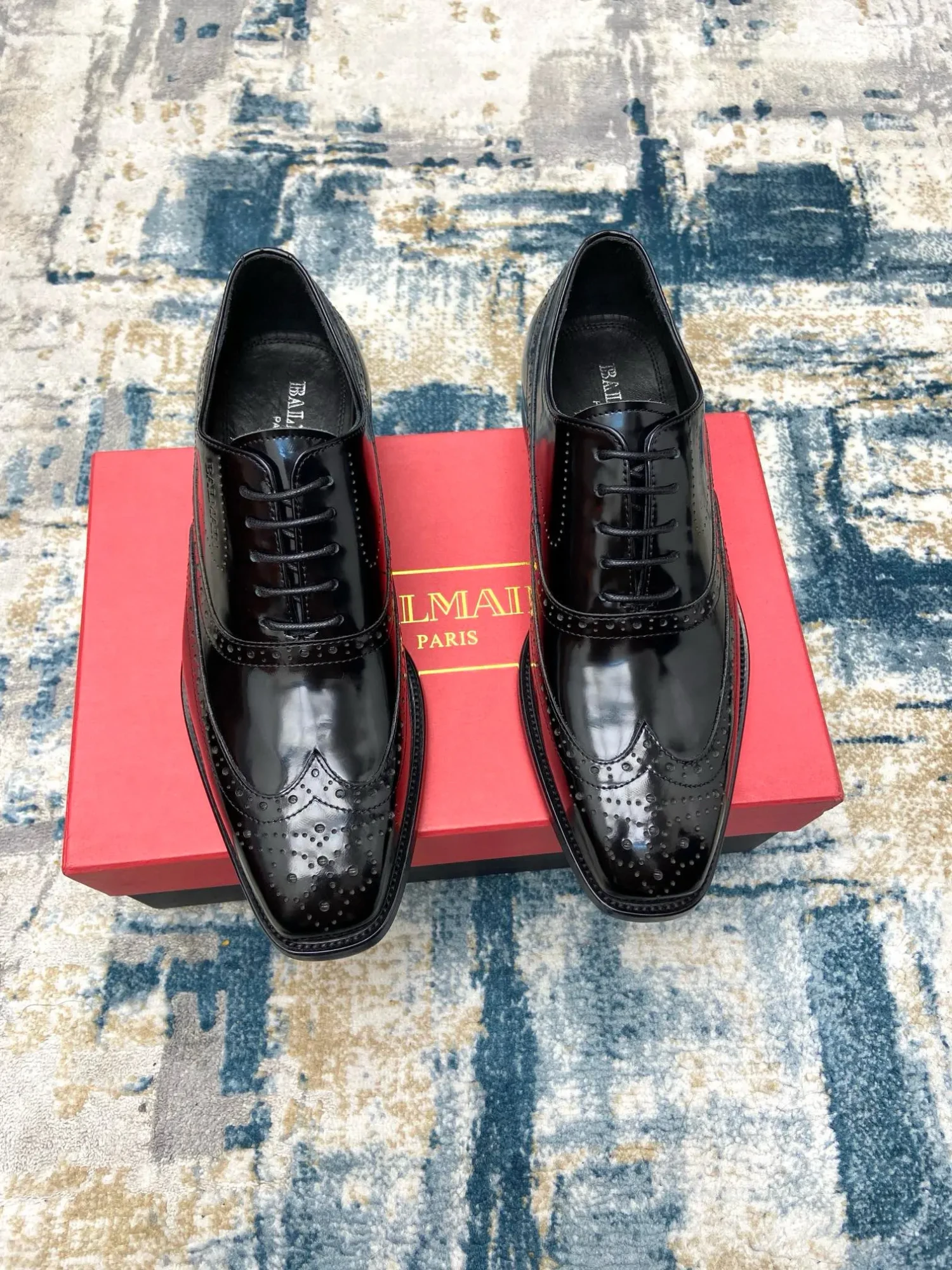 Balmain outdoor driving shoes business casual leather shoes (Copy) 19 Balmain men's business casual leather shoes (154)