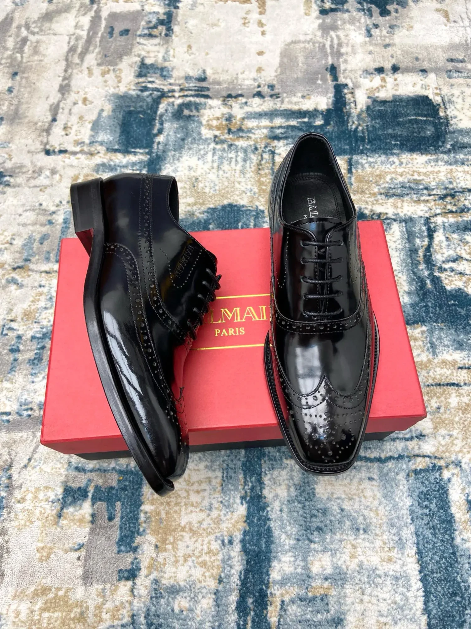 Balmain outdoor driving shoes business casual leather shoes (Copy) 20 Balmain men's business casual leather shoes (155)