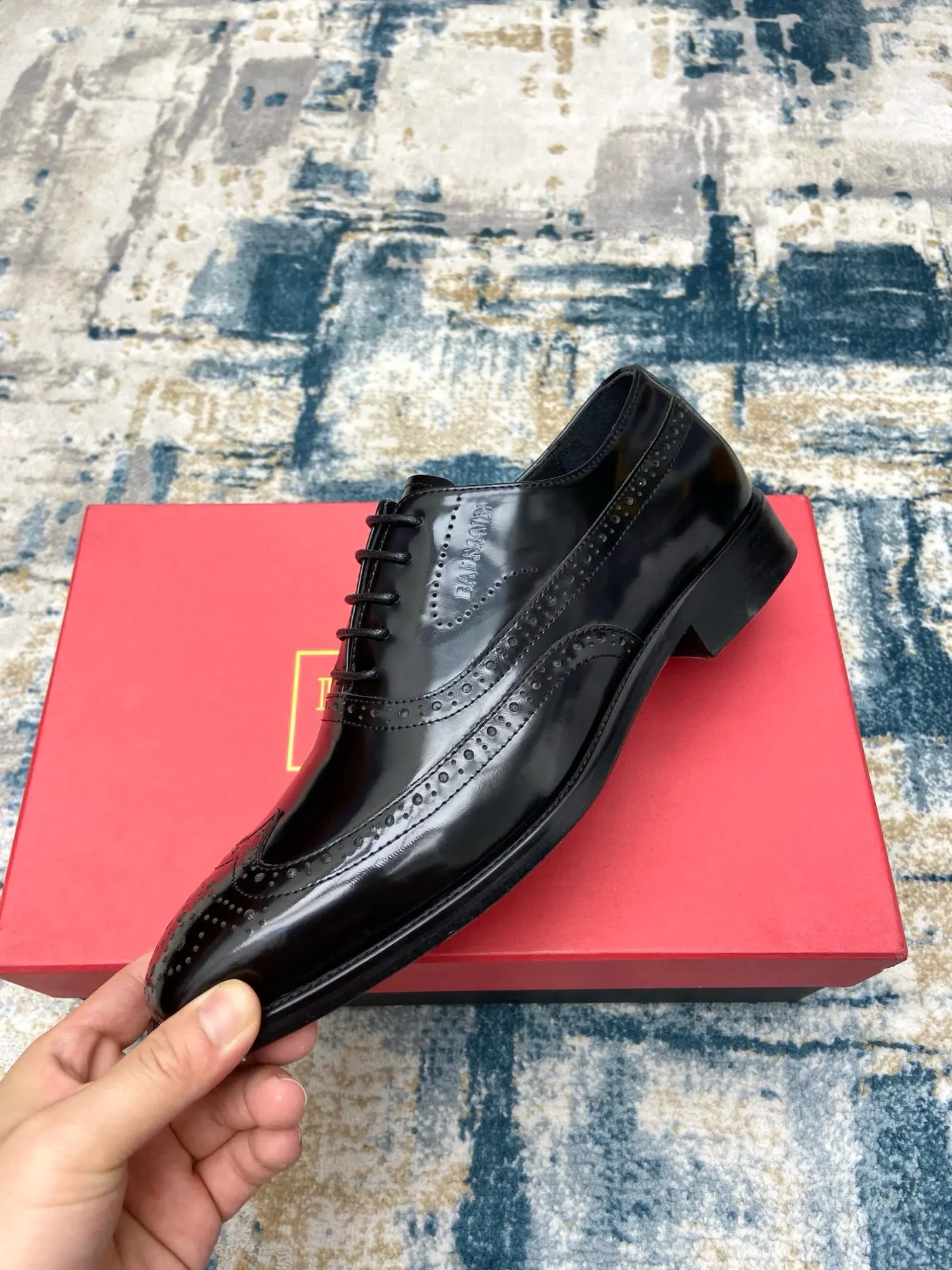 Balmain outdoor driving shoes business casual leather shoes (Copy) 22 Balmain men's business casual leather shoes (157)