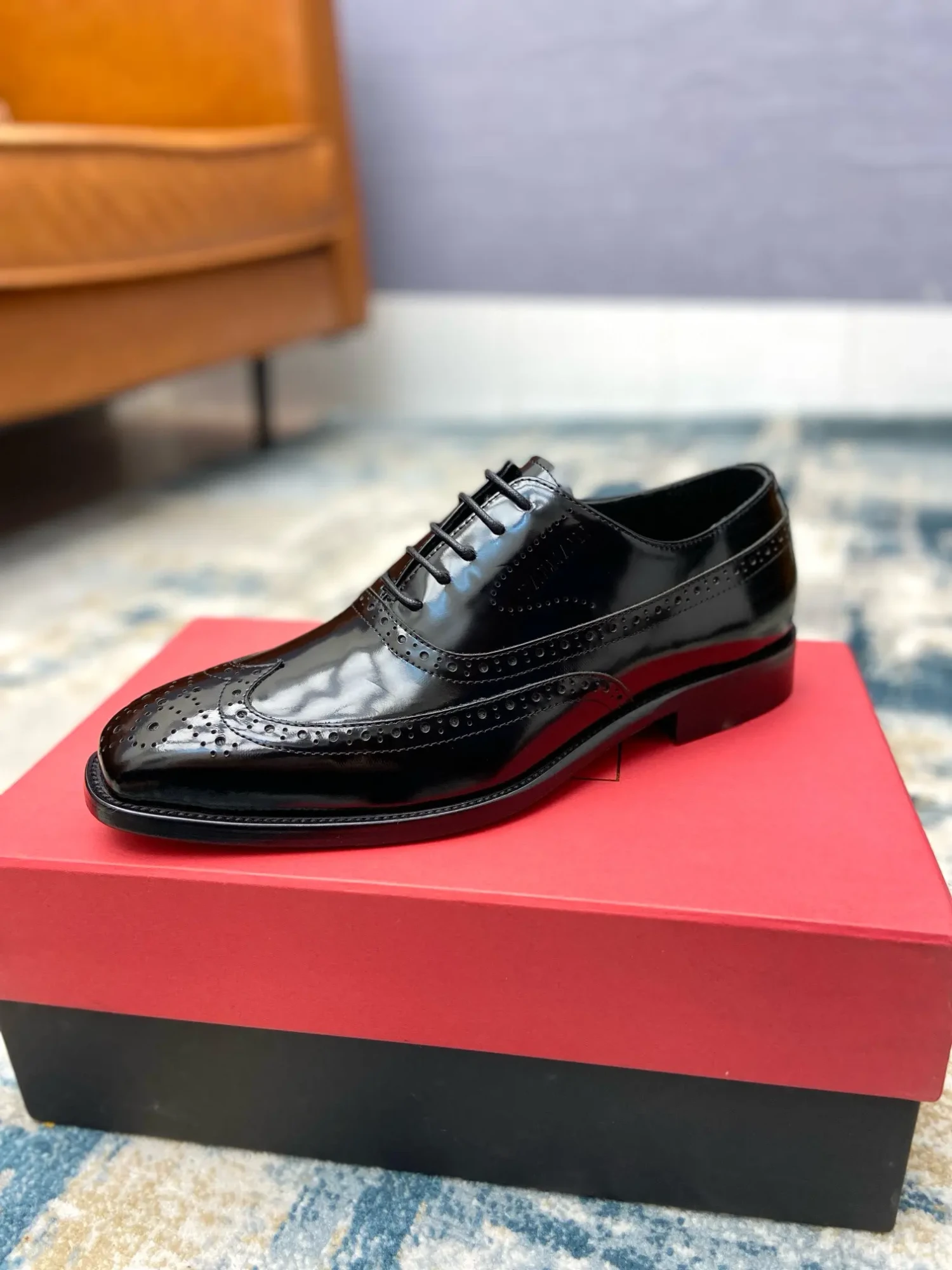 Balmain outdoor driving shoes business casual leather shoes (Copy) 23 Balmain men's business casual leather shoes (158)