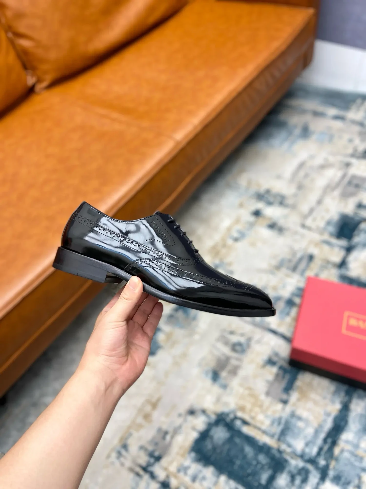 Balmain outdoor driving shoes business casual leather shoes (Copy) 24 Balmain men's business casual leather shoes (159)