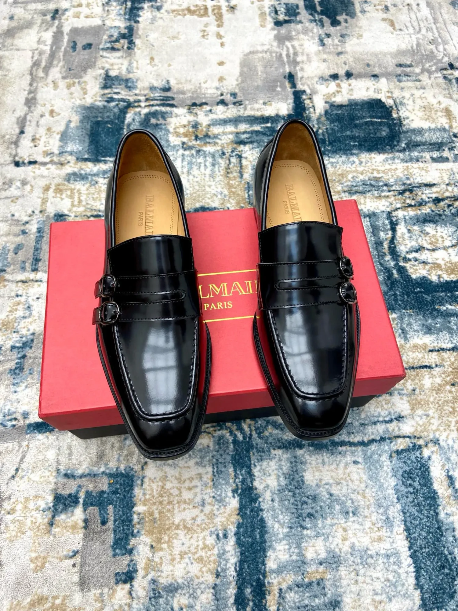 Balmain men's top business casual leather shoes 1 Balmain men's business casual leather shoes (172)