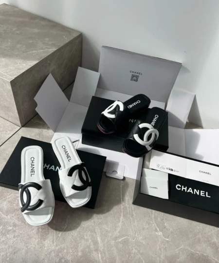 Chanel mid-range Kangpeng series Vintage strap slippers (1)