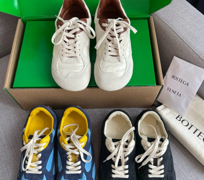 【BV】Bottega Veneta Women's Orbit Flash Retro Sneakers Forrest Gump Shoes (1)