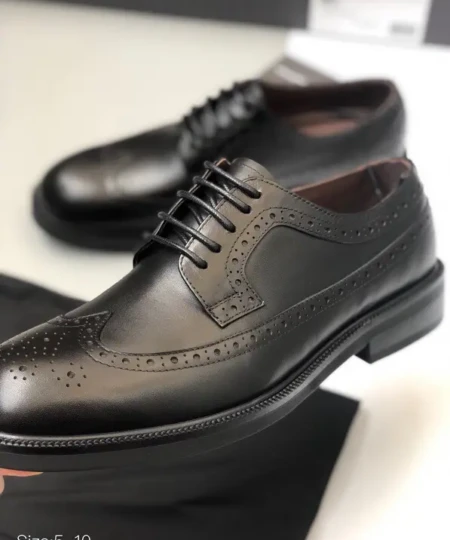 Ermenegildo Zegna Brogue men's lightweight leather shoes (3)