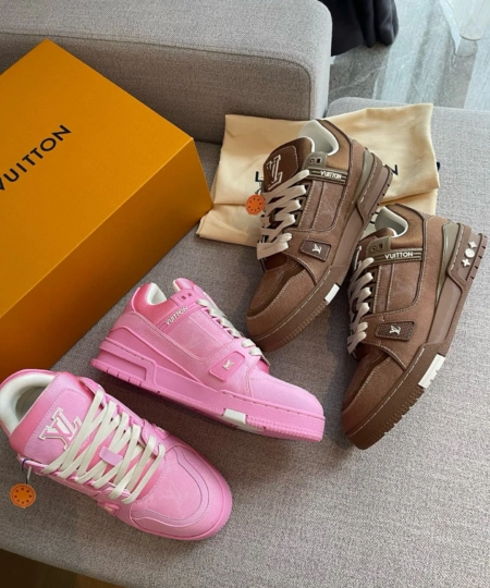 LV TARINER Louis Vuitton Couples Casual Sports Shoes Skateboard Shoes (1)