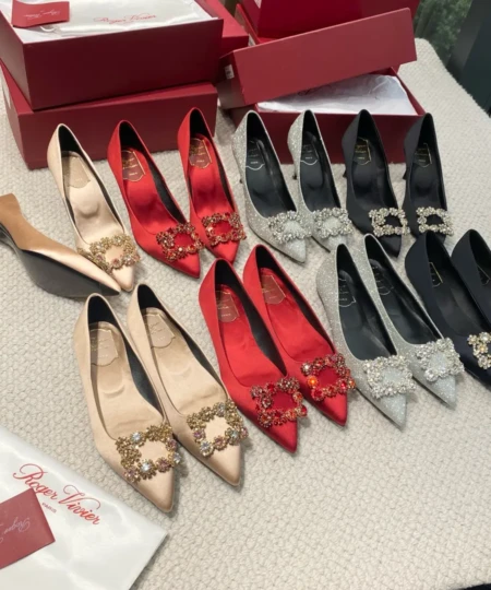 Purchasing-level [Roger Vivier]—RV rhinestone wedding shoes (75)
