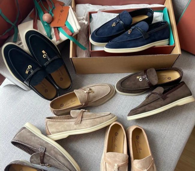 The ceiling-level purchasing agent Crocodile Leather🐊Loro Piana loafers (1)