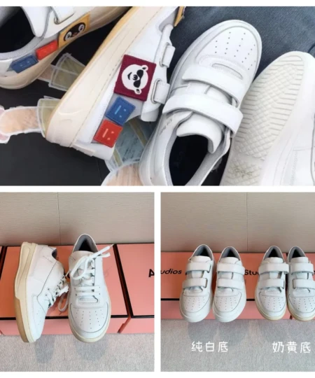 Acne Studios' latest Velcro white sneakers (1)